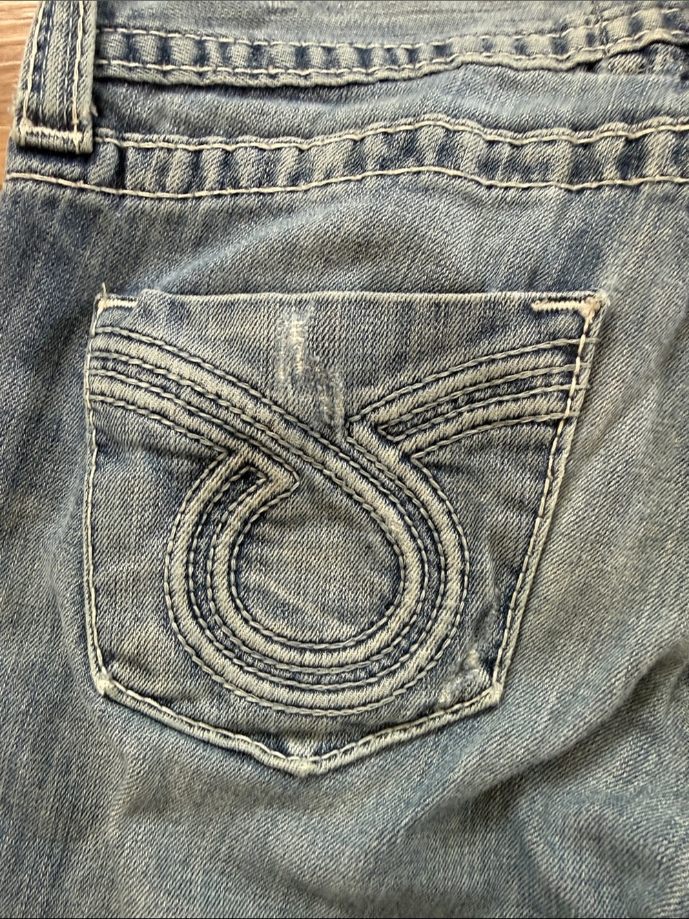 Big Star Light Wash Blue Bootcut Jeans